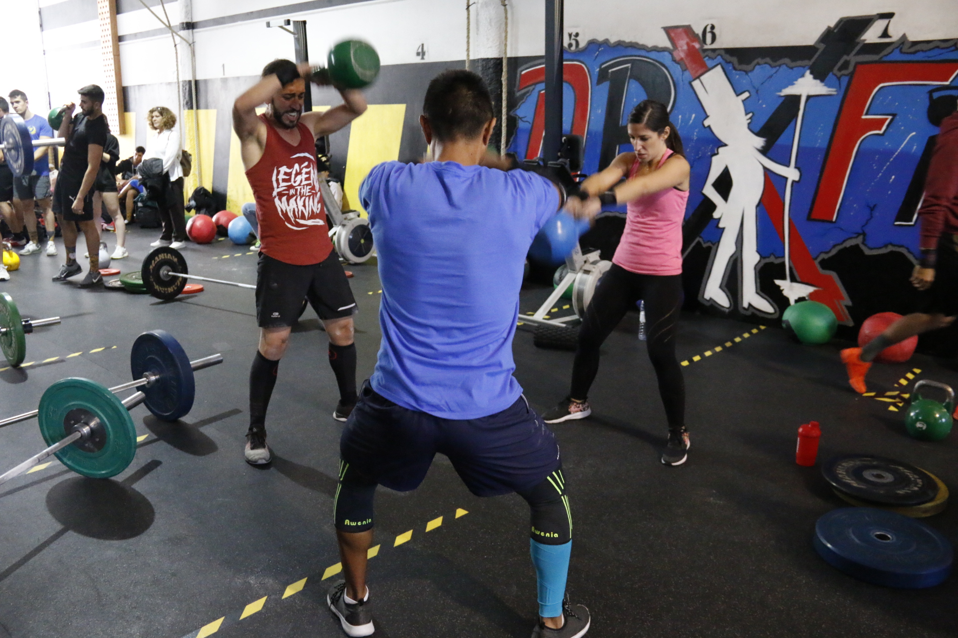 Competición solidaria en el box de Fuenlabrada